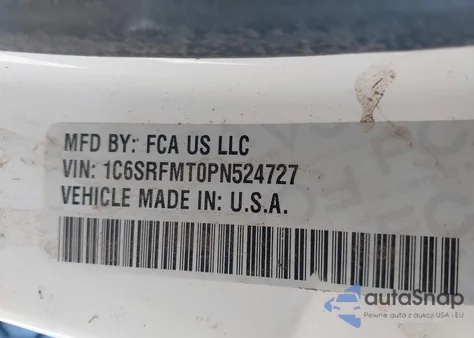 2023 Ram 1500 Big Horn 4X4 6'4 Box from USA, damaged, VIN 1C6SRFMT0PN524727